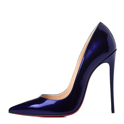 Christian Louboutin Glossy Patent So Kate 120 Pumps 39 Electro 1 of 10