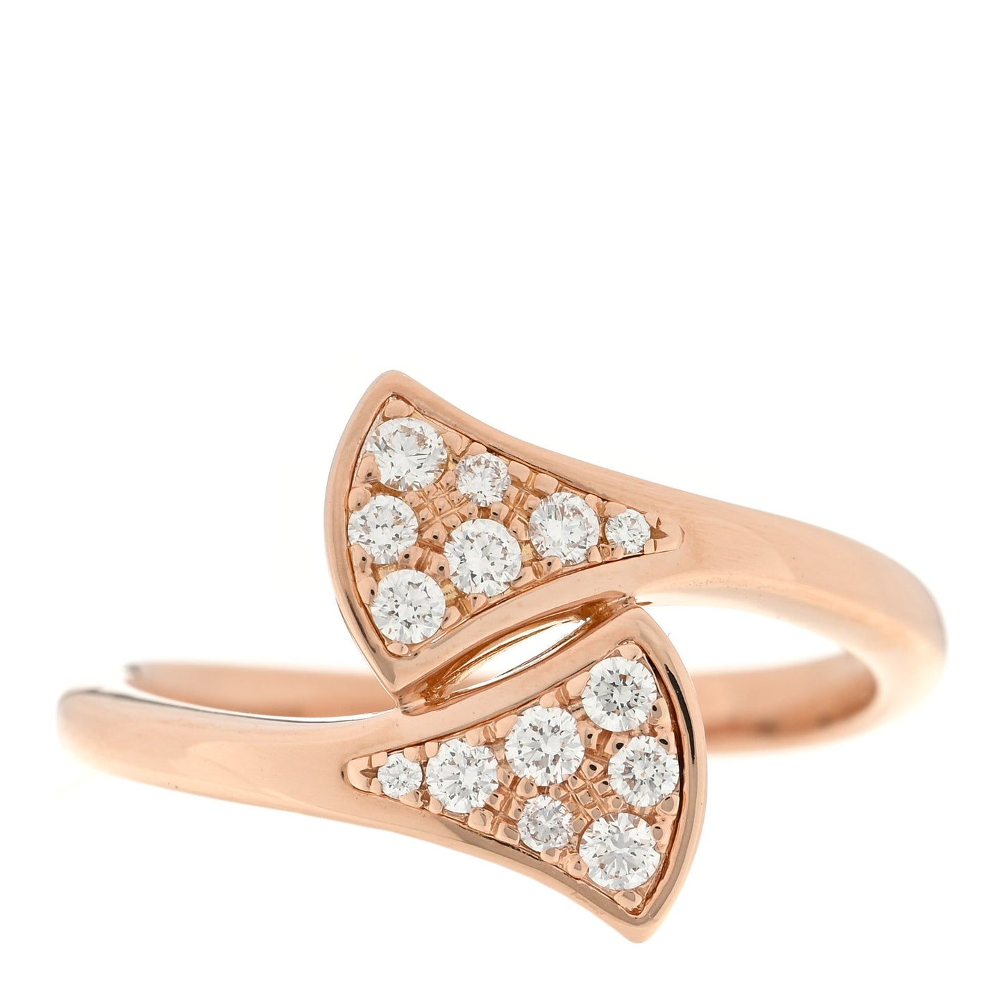 18K Rose Gold Diamond Divas' Dream Ring 52 6