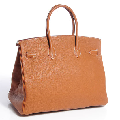 Hermes Togo Birkin 35 Gold 3 of 27