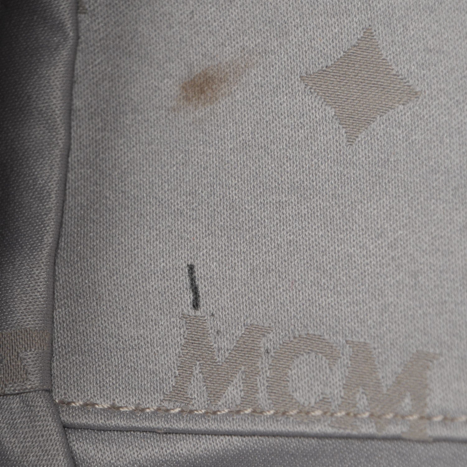 MCM Grained Calfskin Studded Tote White 6 of 19