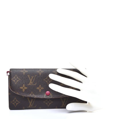 Louis Vuitton Monogram Emilie Wallet Fuchsia 2 of 15