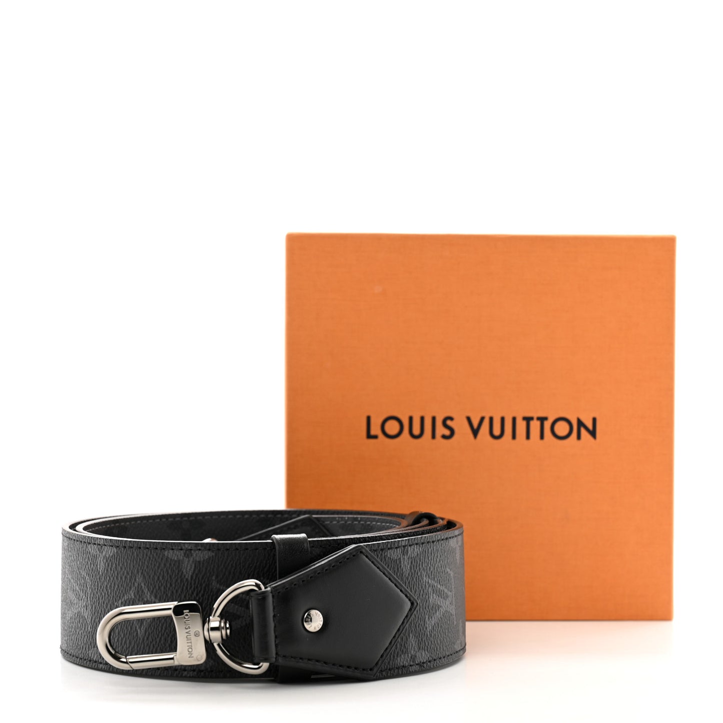 Monogram Eclipse Reversible Bandouliere Shoulder Strap