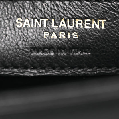 Saint Laurent Grain De Poudre Small Monogram Kate Satchel Black 5 of 14