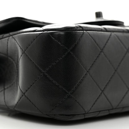 Chanel Lambskin Quilted Mini Top Handle Rectangular Flap So Black 9 of 11