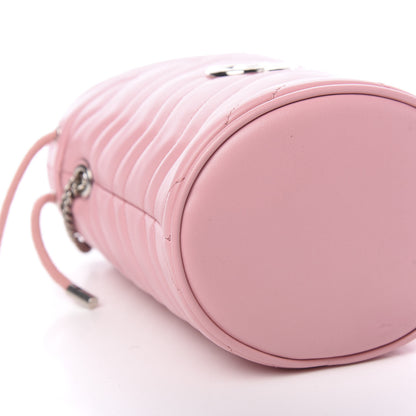 Gucci Calfskin Matelasse Mini GG Marmont 2.0 Bucket Bag Wild Rose 7 of 9