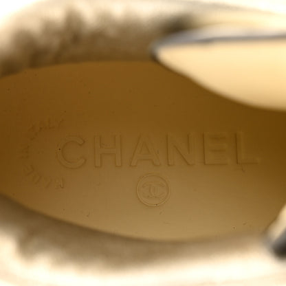 Chanel Metallic Lambskin Camellia High Top Sneakers 41 Gold 6 of 11