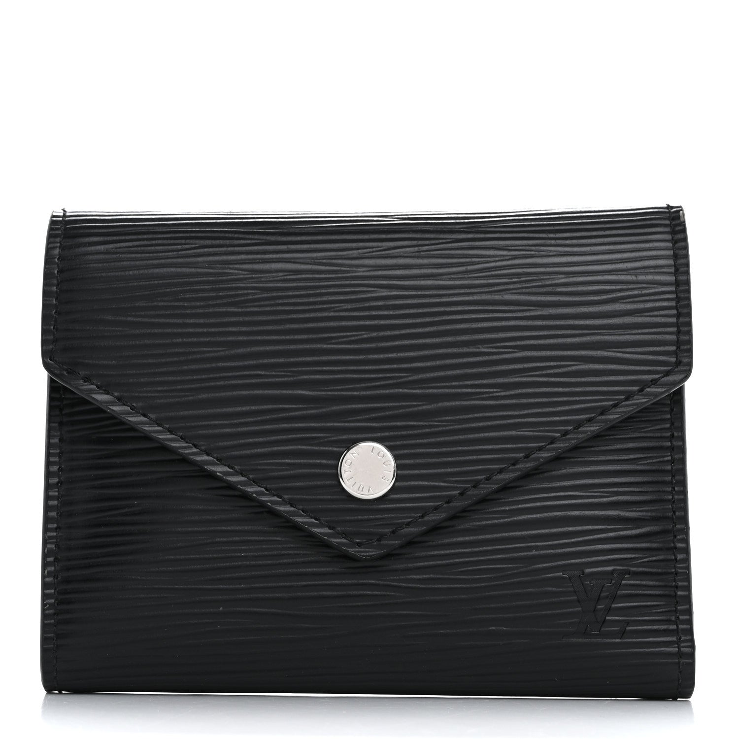 Louis Vuitton Epi Victorine Wallet Black 1 of 9