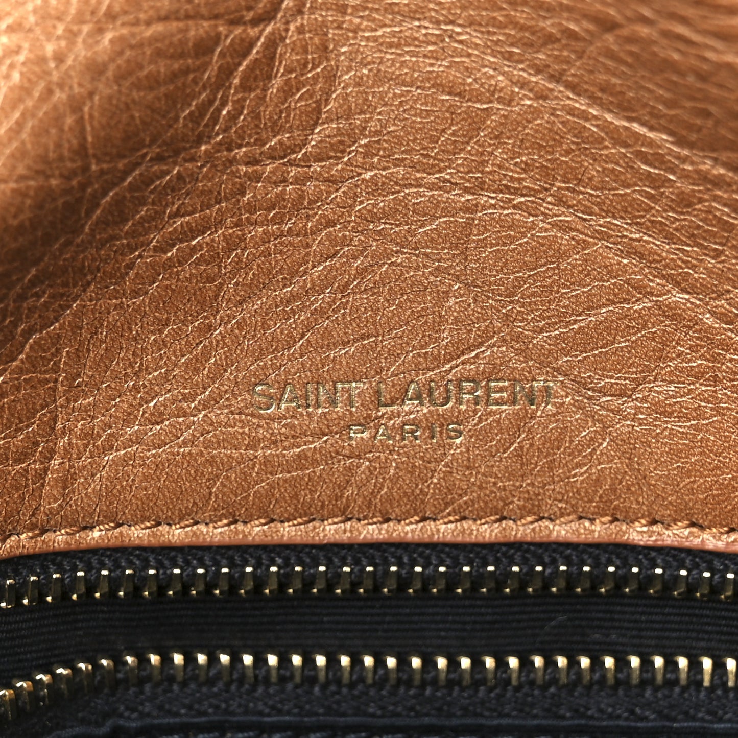 Crinkled Calfskin Matelasse Monogram Medium Niki Chain Satchel Caramel