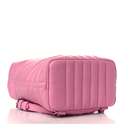 Burberry Lambskin Quilted Mini Lola Backpack Primrose Pink 4 of 10