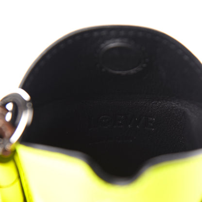 Loewe Smooth Calfskin Smiley Face Gate Pocket Neon Yellow 7 of 11