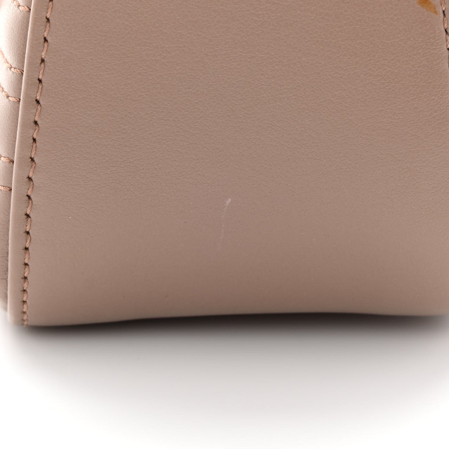 Calfskin Matelasse Mini GG Marmont Top Handle Shoulder Bag Porcelain Rose