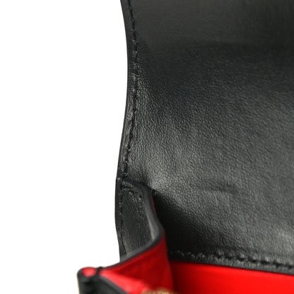 Christian Louboutin Nylon Reflex Calfskin Leopard Elisa Baguette Multicolor Black 10 of 10
