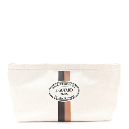 Goyard Canvas Necessaire Organizer Pouch Off White 1 of 7