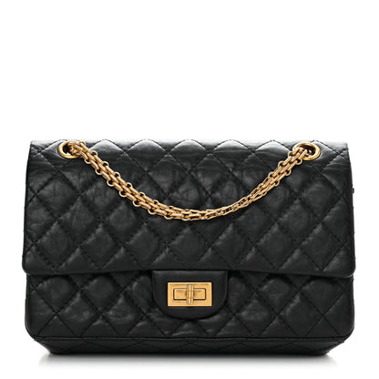 Chanel Aged Calfskin Quilted 2.55 Reissue 225 Flap Black 1 of 11