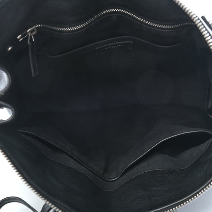 Saint Laurent Grained Calfskin Sac De Jour Souple North South Tote Black 5 of 11