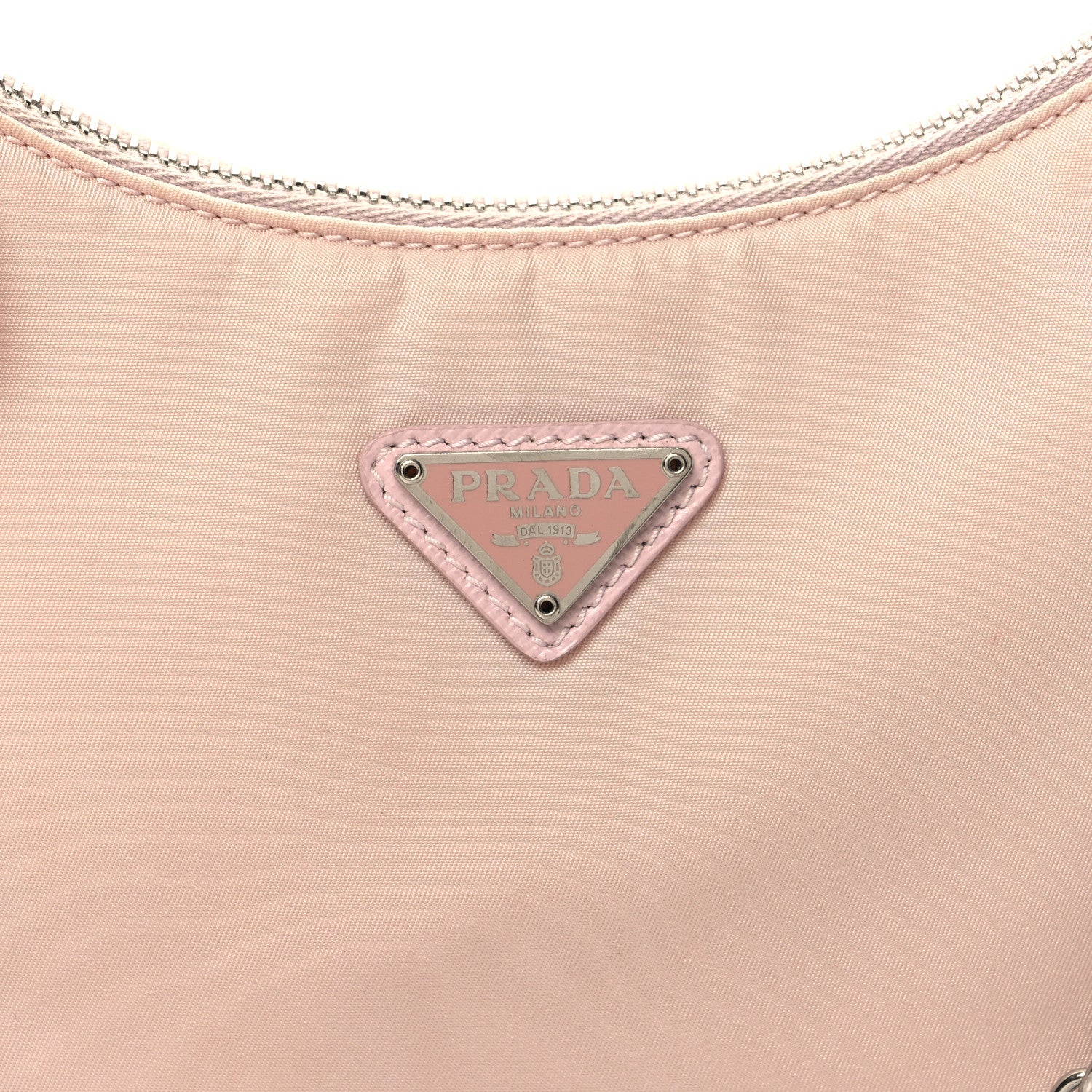 Prada Nylon Re-Edition 2005 Shoulder Bag Alabastro 7 of 10