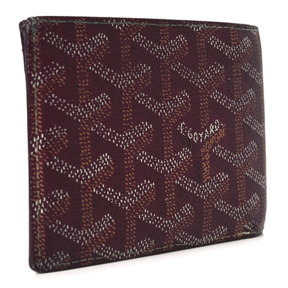 Goyard Goyardine Bi-Fold Victoire PM Wallet Burgundy 3 of 8