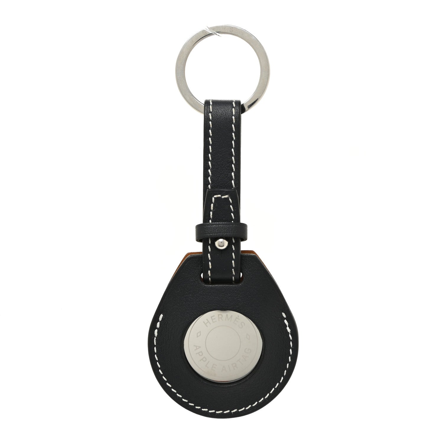 Hermes Swift AirTag Bag Charm Bleu Indigo 1 of 5