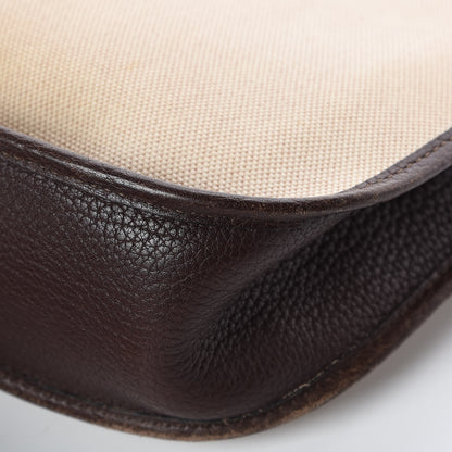 Hermes Toile Natural Barenia Evelyne GM Ebene 12 of 14