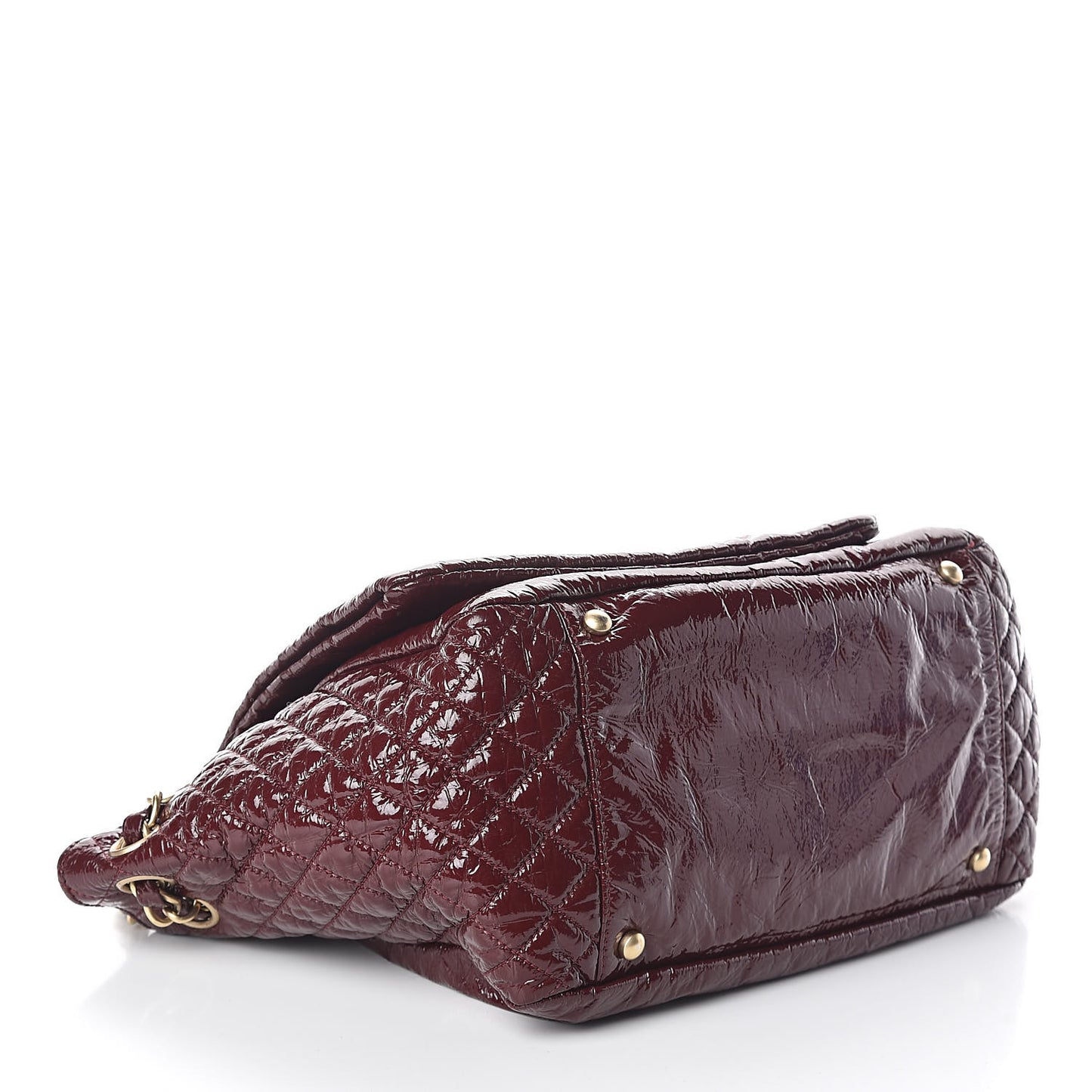 Vinyl Medium Rock and Chain Flap Bordeaux