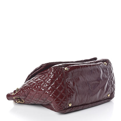 Chanel Vinyl Medium Rock and Chain Flap Bordeaux 4 of 10
