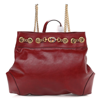 Gucci Calfskin Zumi Backpack Burgundy 1 of 9