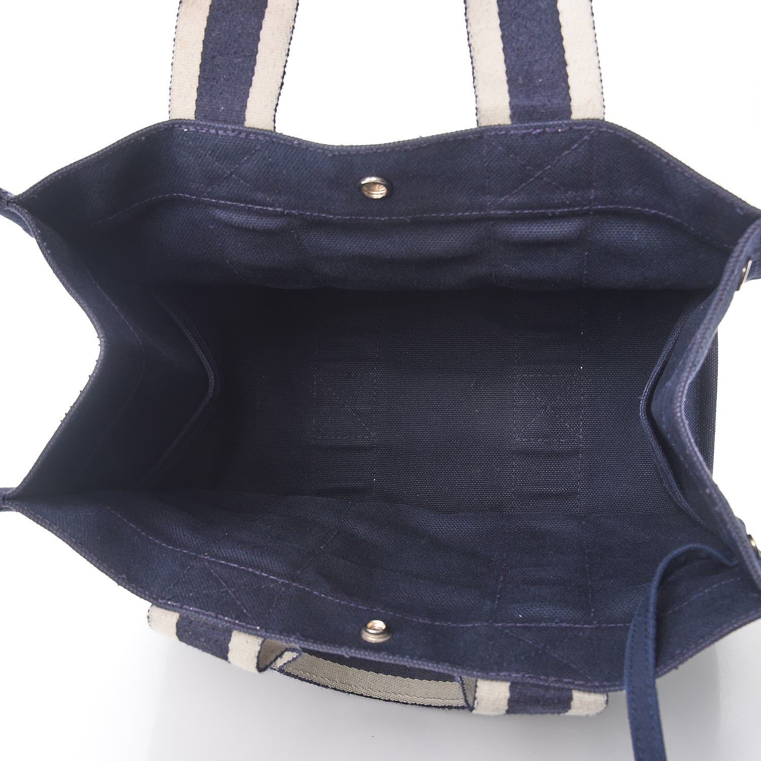 Hermes Canvas Fourre Tout PM Navy 6 of 20