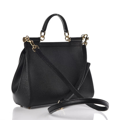 Dolce & Gabbana Dauphine Medium Miss Sicily Satchel Black 4 of 9