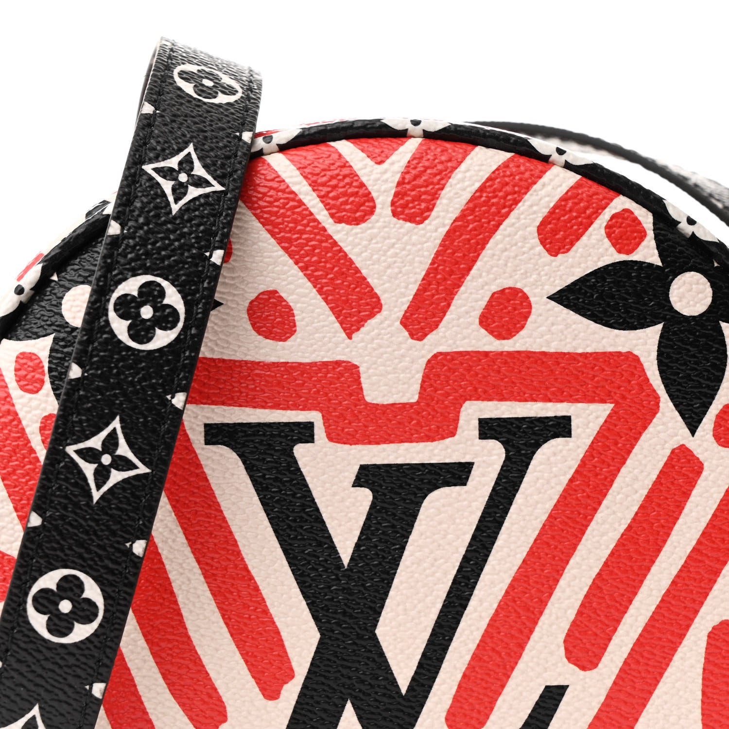 Louis Vuitton Monogram Giant Crafty Boite Chapeau Souple PM Creme Rouge Black 8 of 11