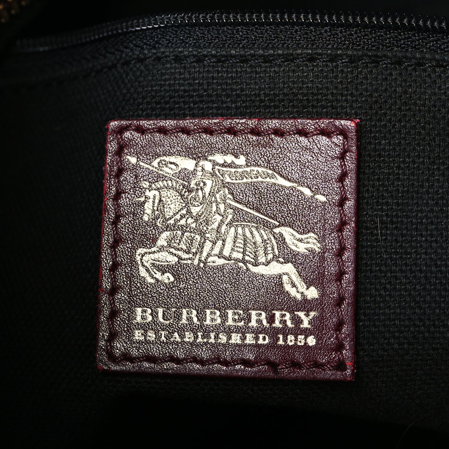 Haymarket Check Small Brooklyn Hobo Burgundy