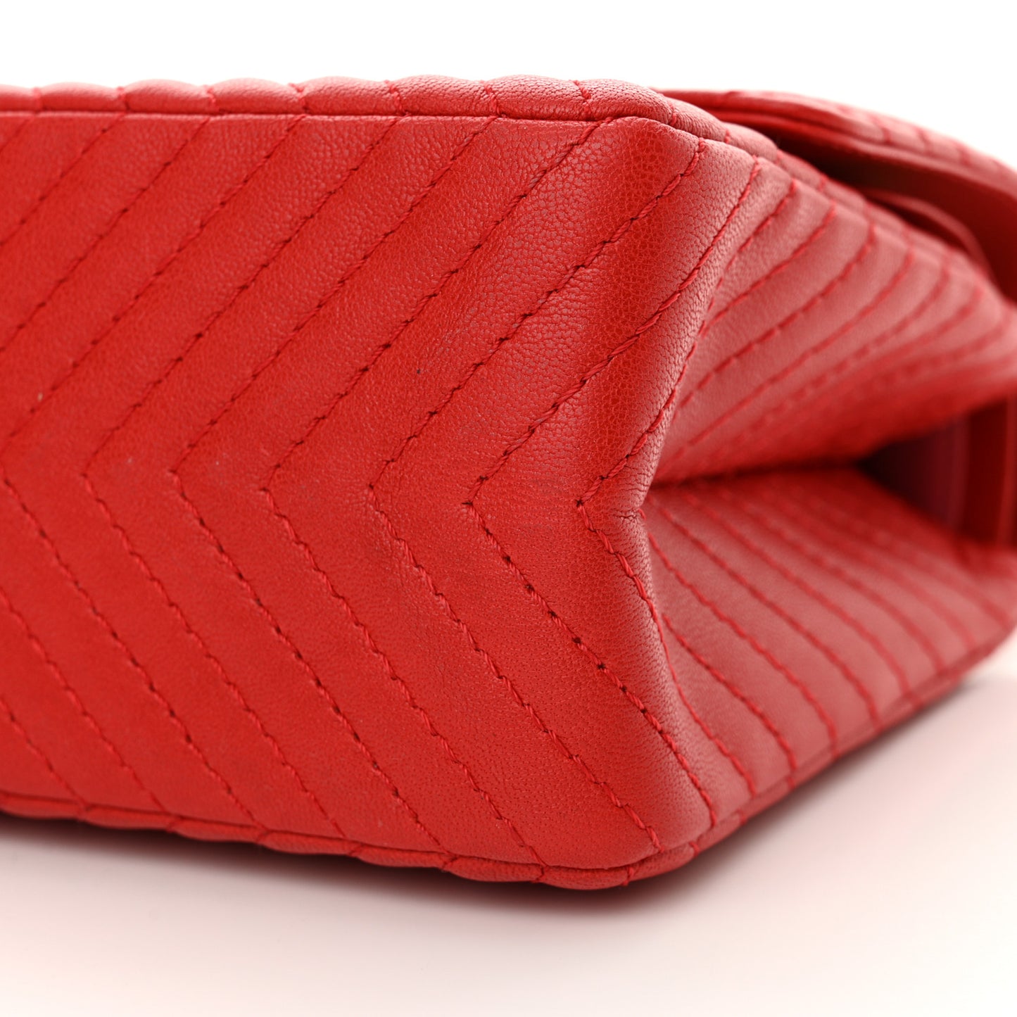 Sheepskin Chevron Quilted 2.55 Reissue 226 Flap Red