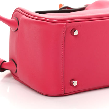 Hermes Swift Verso Mini Lindy 20 Framboise Rouge Sellier 9 of 12