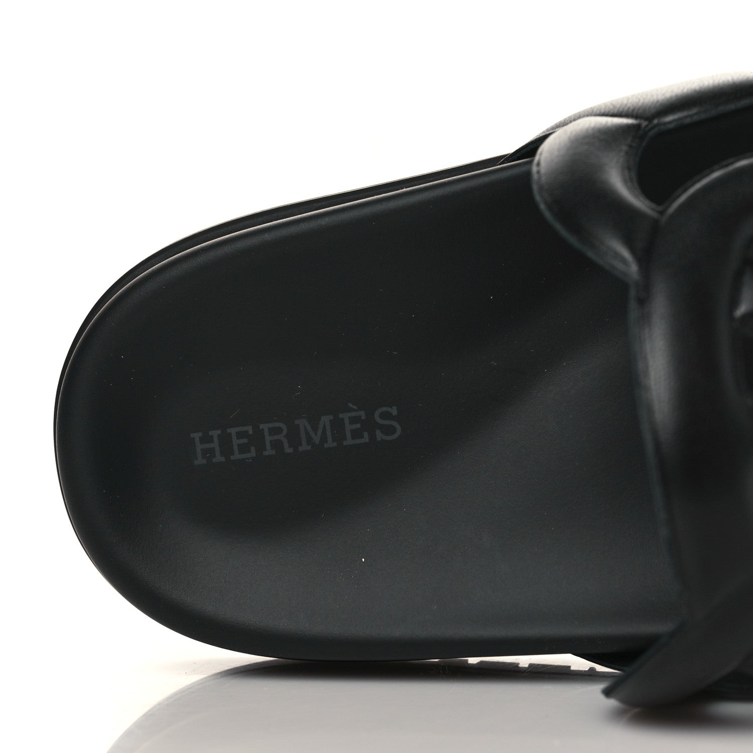 Hermes Nappa Extra Sandals 39 Black 7 of 9