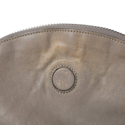 MCM Calfskin Monogram Shoulder Bag Taupe 11 of 23