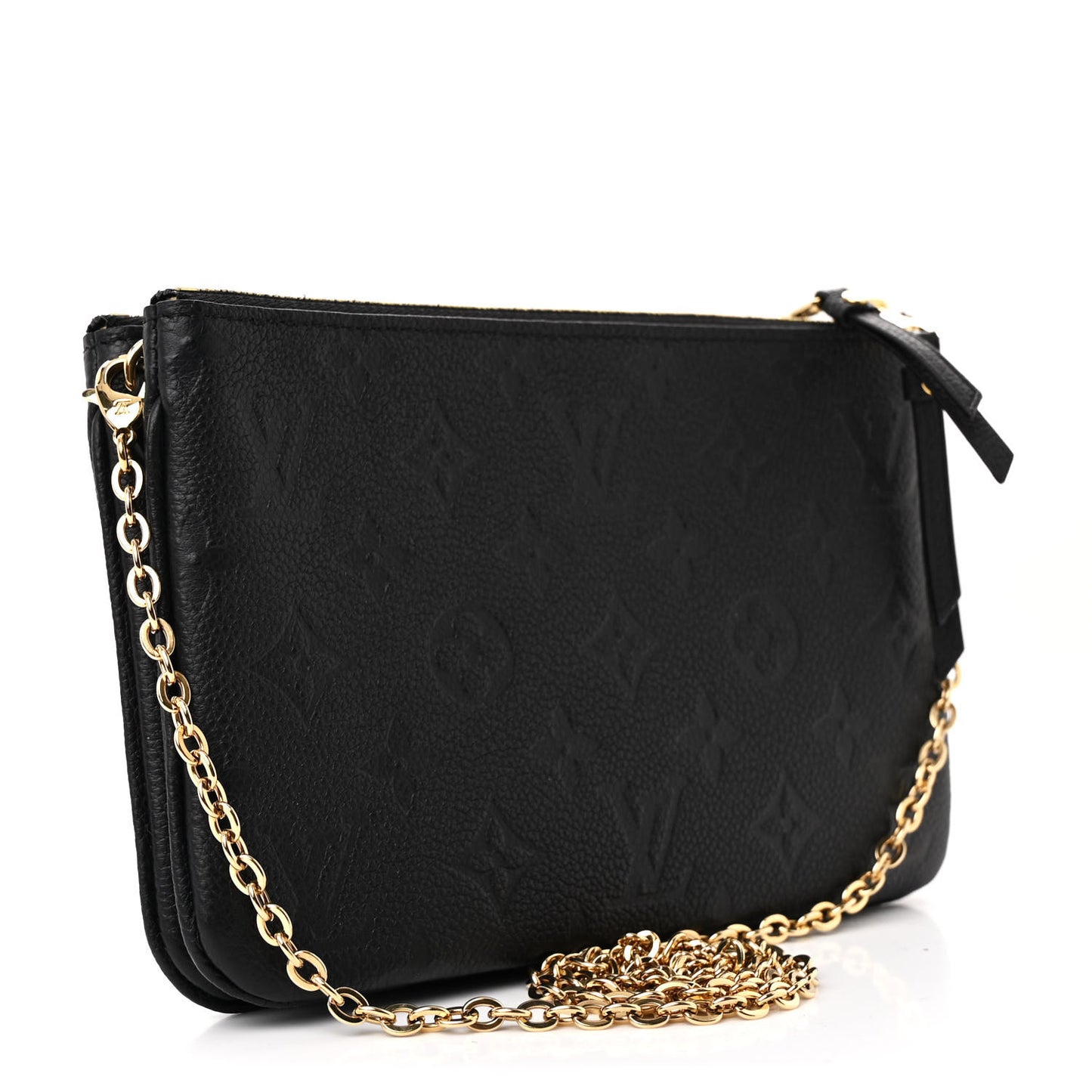 Empreinte Double Zip Pochette Black