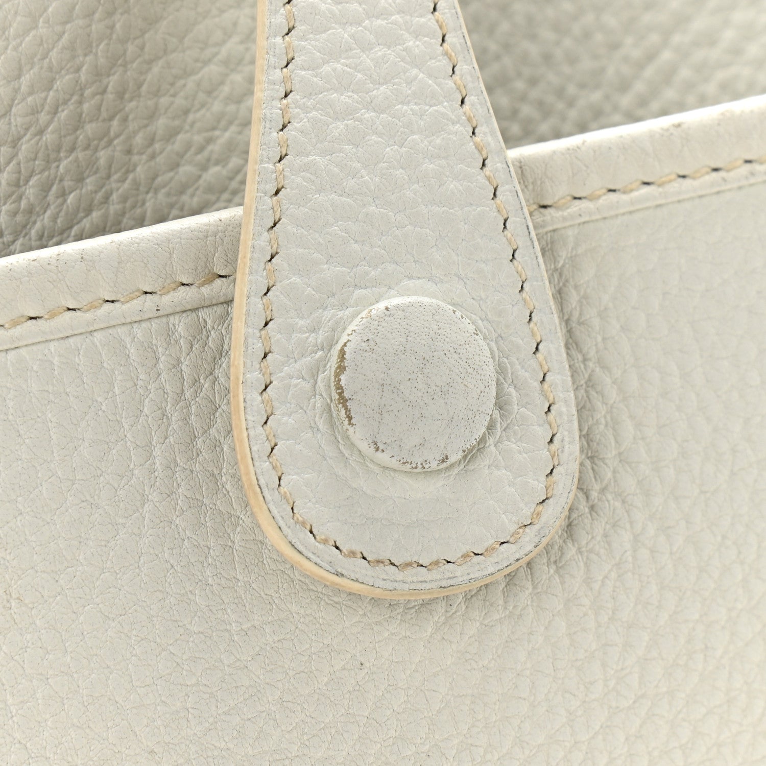 Hermes Taurillon Clemence Evelyne III PM White 13 of 19