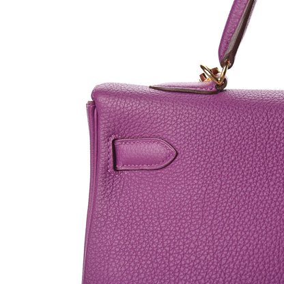 Hermes Togo Kelly Retourne 35 Anemone 32 of 35