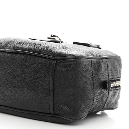Prada Vitello Daino Bowler Black 10 of 15