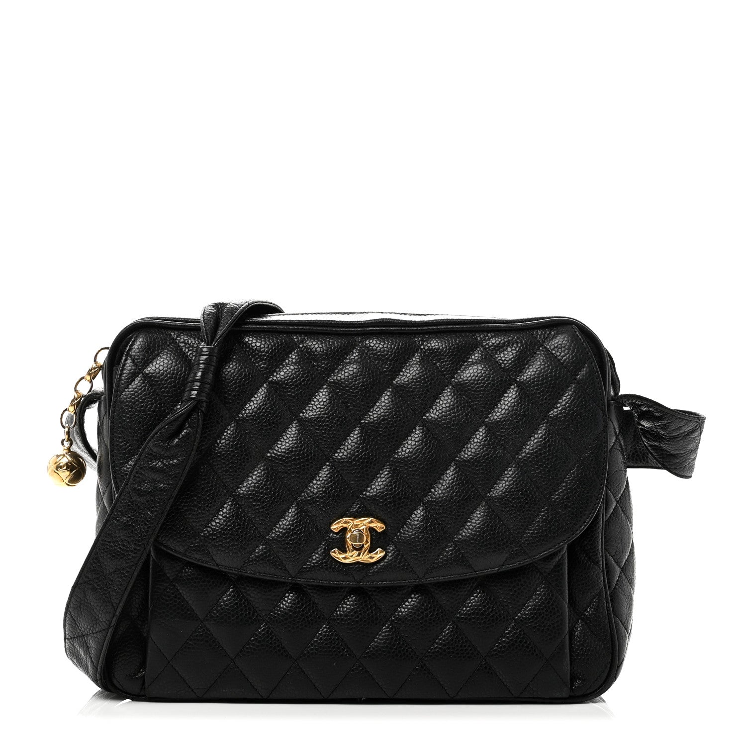 Chanel Caviar Quilted Flap Shoulder Bag Black 1 of 11