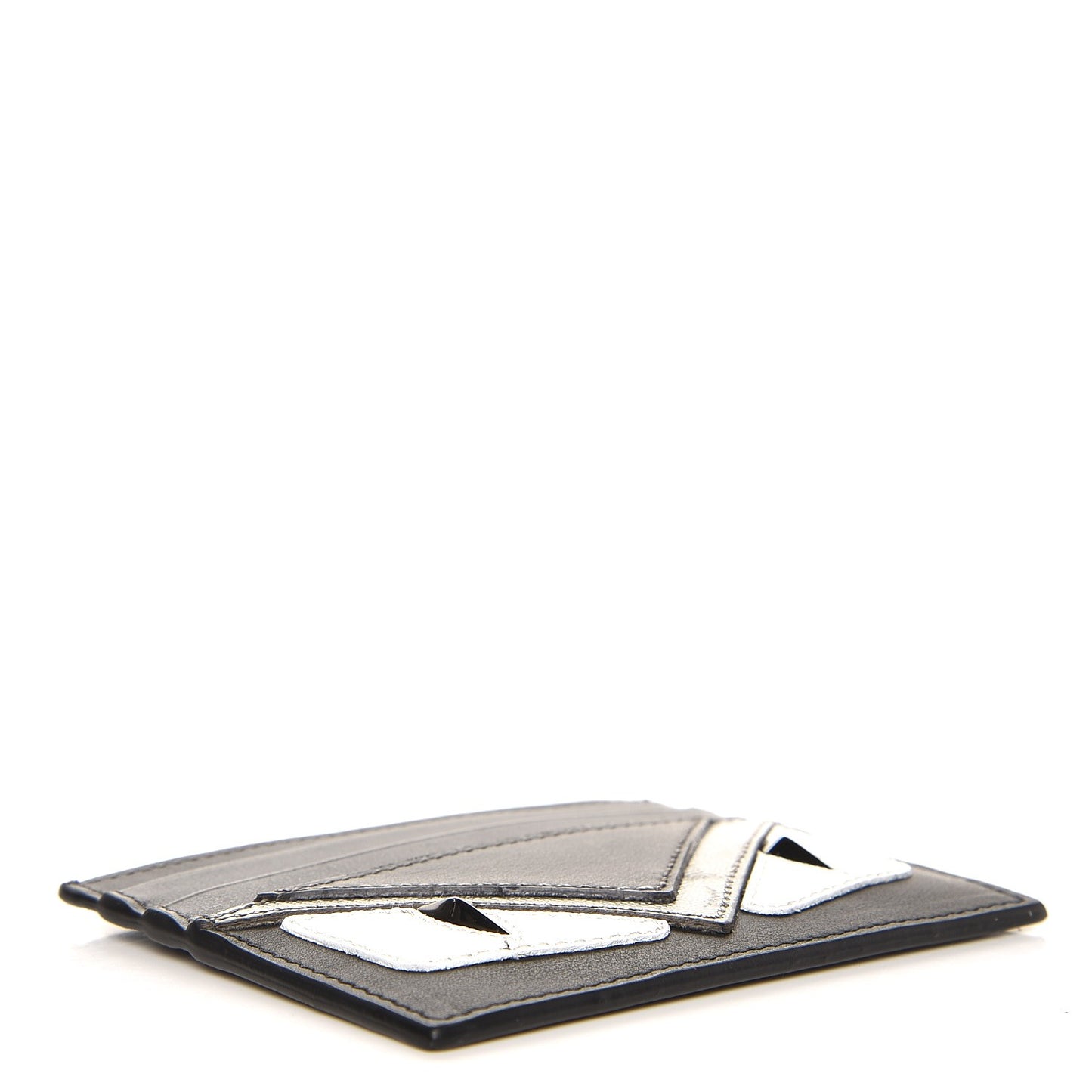 Vitello Century Elite Monster Eyes Card Holder Asfalto Graphite