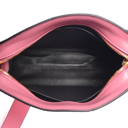 Prada City Calf Saffiano Esplanade Crossbody Bag Begonia Giada 5 of 13