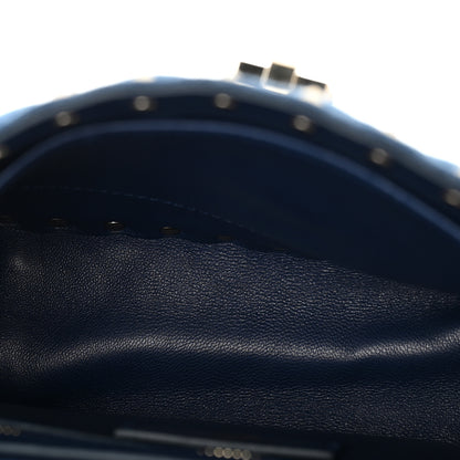 Valentino Garavani Denim Medium Rockstud Spike Shoulder Bag Denim 5 of 9