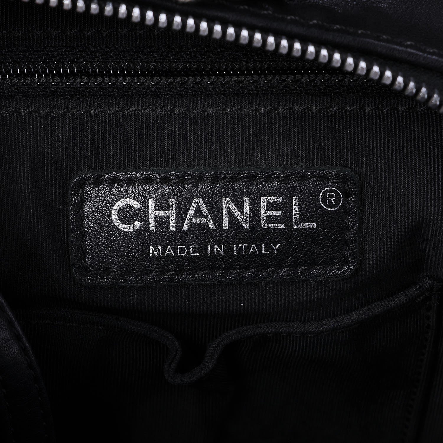 Chanel Lambskin Quilted Backpack Black 7 of 8