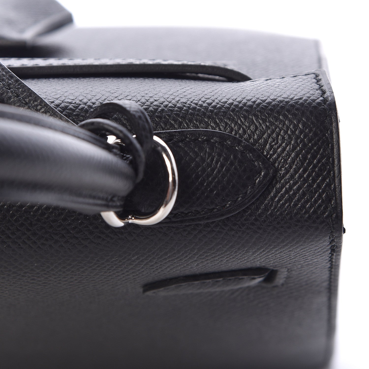 Hermes Epsom Kelly Sellier 25 Black 10 of 38