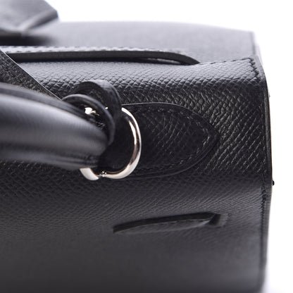 Hermes Epsom Kelly Sellier 25 Black 10 of 38