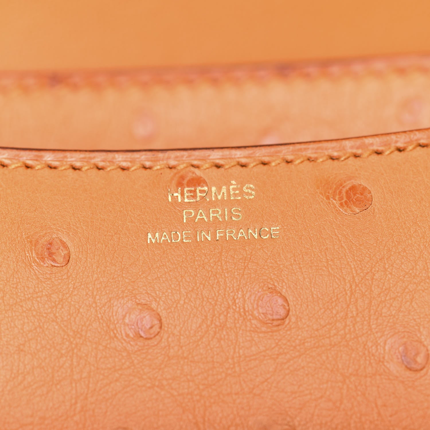 Hermes Ostrich Constance 18 Abricot 5 of 20