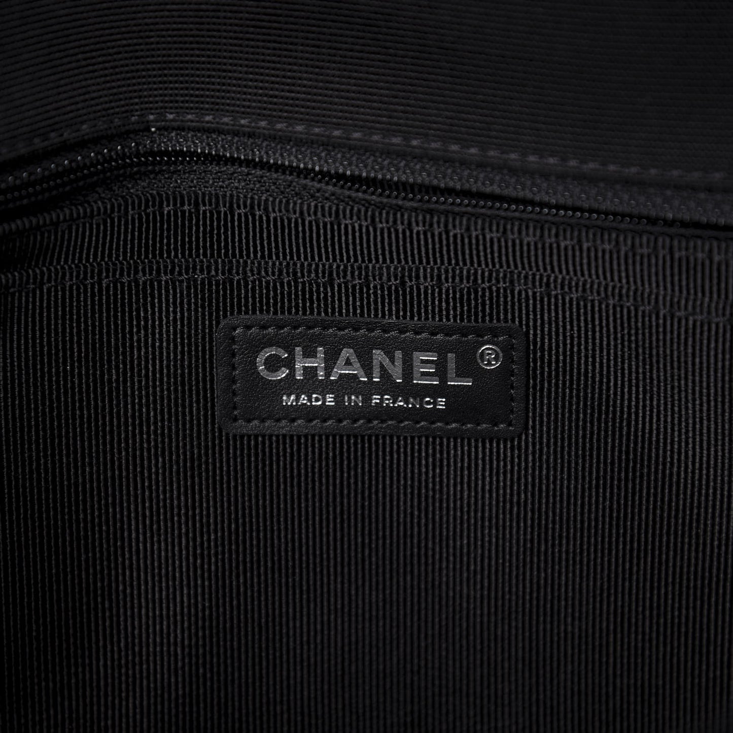 Tweed Patchwork Jumbo Single Flap Black