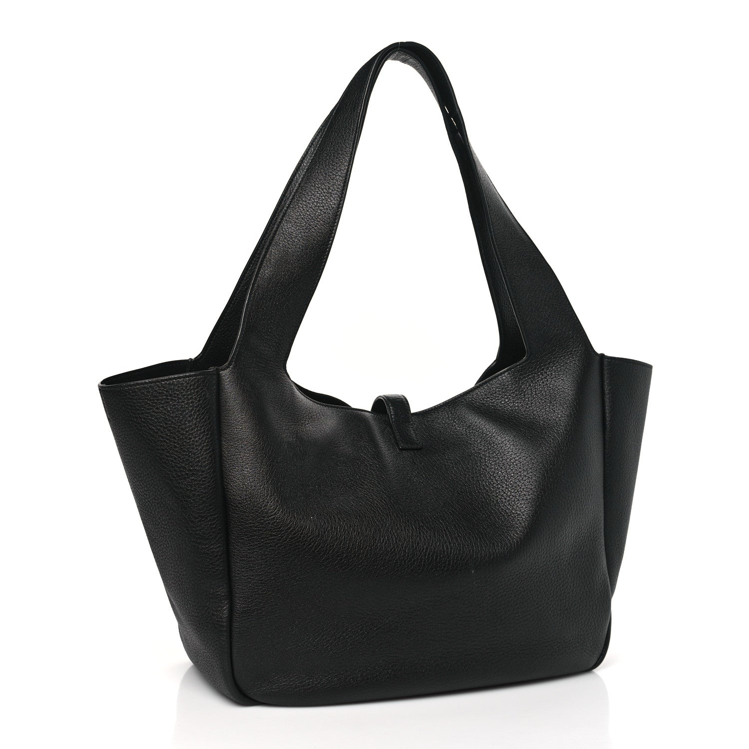 Saint Laurent Grained Deerskin Bea Tote Black 3 of 9
