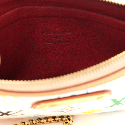 Louis Vuitton Monogram Multicolor Pochette Milla MM White 6 of 9