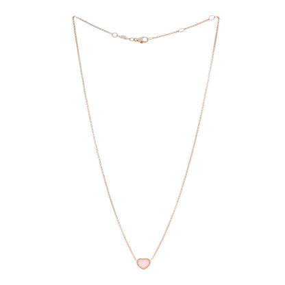 Chopard 18K Rose Gold Pink Opal My Happy Hearts Pendant Necklace 3 of 6